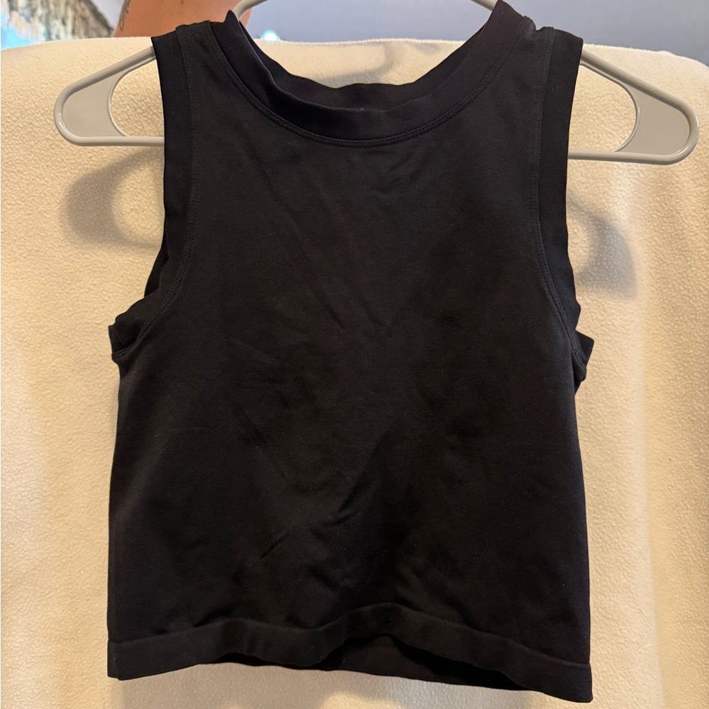 Elegant Black Sleeveless Tank Top